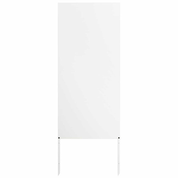 Puutarhan yksityisyyden verho Viivakuvio Valkoinen 50 x 140 cm