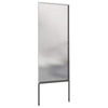 Puutarhan yksityisyyden verho Viivakuvio Hopea 50 x 140 cm