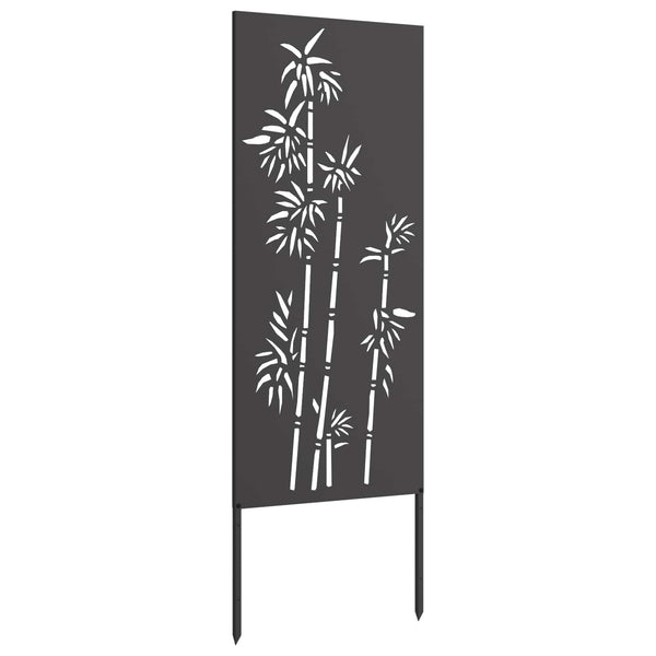 Puutarhan yksityisyyden verho Kukallinen Musta 50 x 140 cm