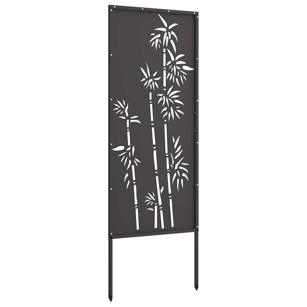 Puutarhan yksityisyyden verho Kukallinen Musta 50 x 140 cm