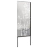 Puutarhan yksityisyyden verho Kukallinen Hopea 50 x 140 cm