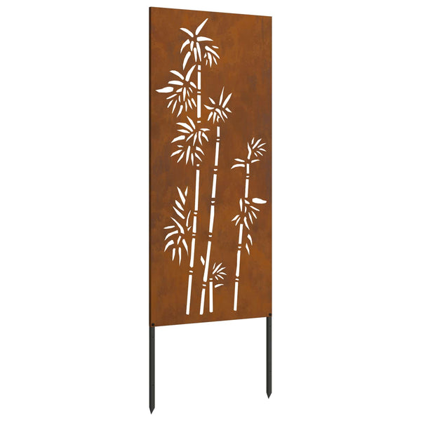 Puutarhan yksityisyyden verho Kukallinen Ruosteinen 50 x 140 cm
