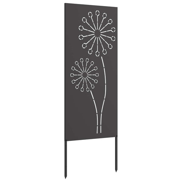 Puutarhan yksityisyyden verho Viivakuvio Musta 50 x 140 cm