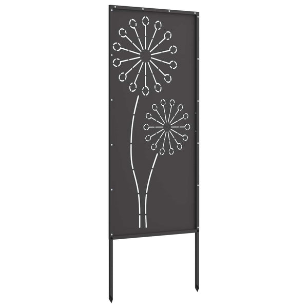 Puutarhan yksityisyyden verho Viivakuvio Musta 50 x 140 cm