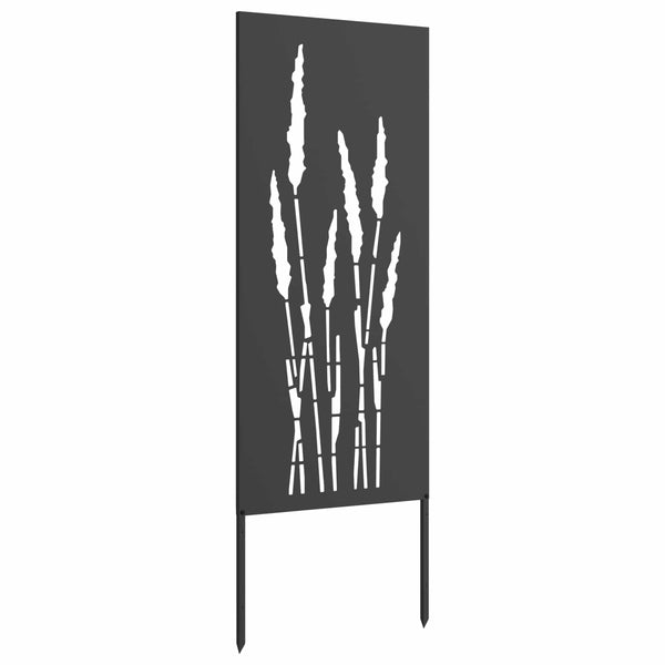 Puutarhan yksityisyyden verho Kukallinen Musta 50 x 140 cm