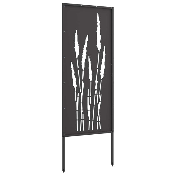 Puutarhan yksityisyyden verho Kukallinen Musta 50 x 140 cm
