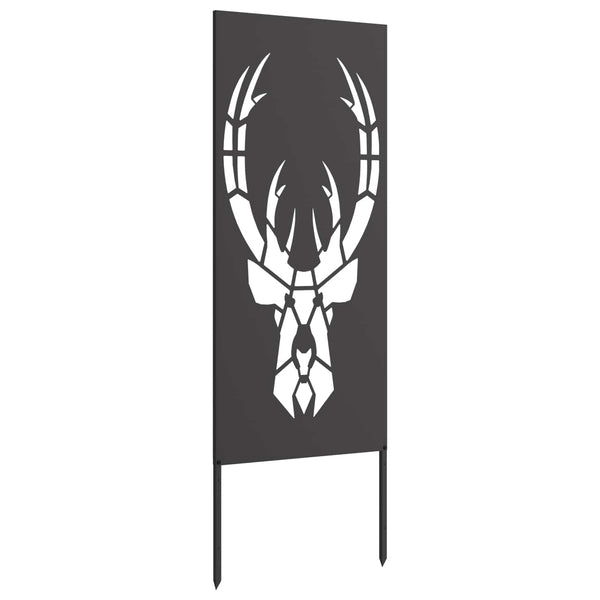 Puutarhan yksityisyyden verho Eläinkuvio Musta 50 x 140 cm