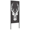 Puutarhan yksityisyyden verho Eläinkuvio Musta 50 x 140 cm