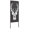 Puutarhan yksityisyyden verho Eläinkuvio Musta 50 x 140 cm