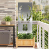 Puutarhan yksityisyyden verho Eläinkuvio Hopea 50 x 140 cm