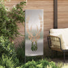 Puutarhan yksityisyyden verho Eläinkuvio Hopea 50 x 140 cm