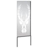 Puutarhan yksityisyyden verho Eläinkuvio Hopea 50 x 140 cm