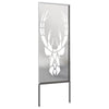 Puutarhan yksityisyyden verho Eläinkuvio Hopea 50 x 140 cm