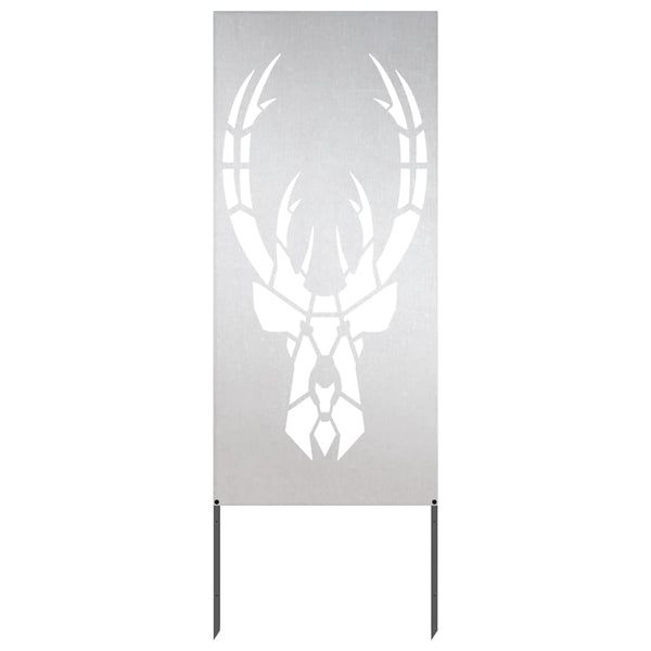 Puutarhan yksityisyyden verho Eläinkuvio Hopea 50 x 140 cm