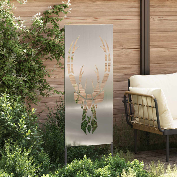 Puutarhan yksityisyyden verho Eläinkuvio Hopea 50 x 140 cm