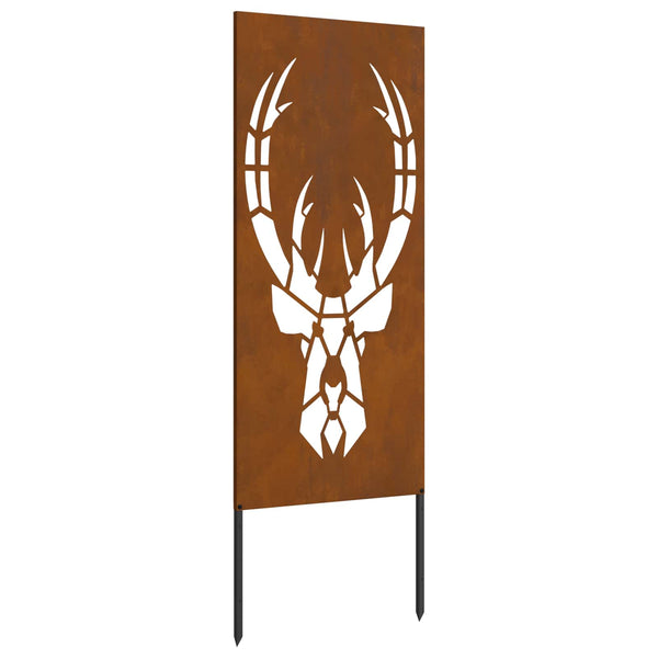 Puutarhan yksityisyyden verho Eläinkuvio Ruosteinen 50 x 140 cm