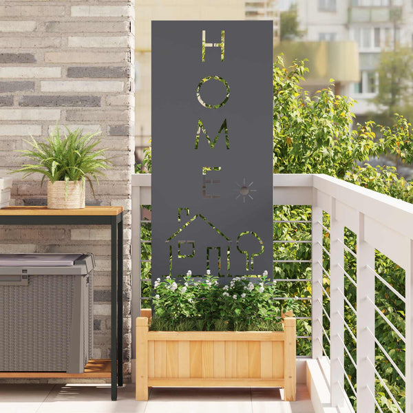 Puutarhan yksityisyyden verho Antrasiitti 50 x 140 cm