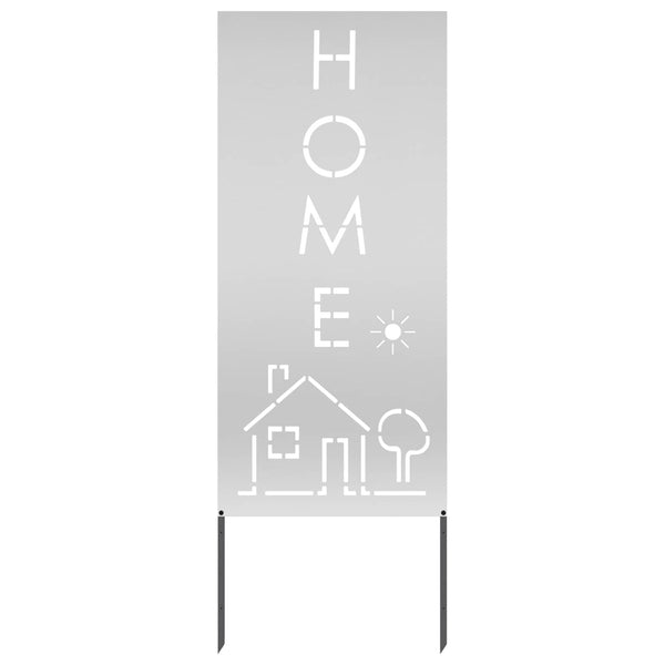 Puutarhan yksityisyyden verho Viivakuvio Hopea 50 x 140 cm