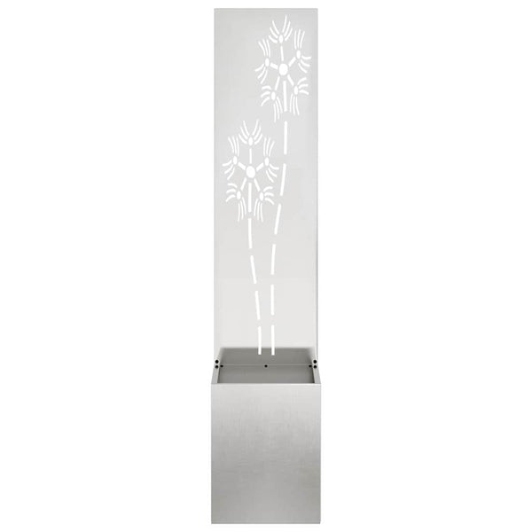 Puutarhan yksityisyyden verho Kukallinen Hopea 32 x 32 x 150 cm
