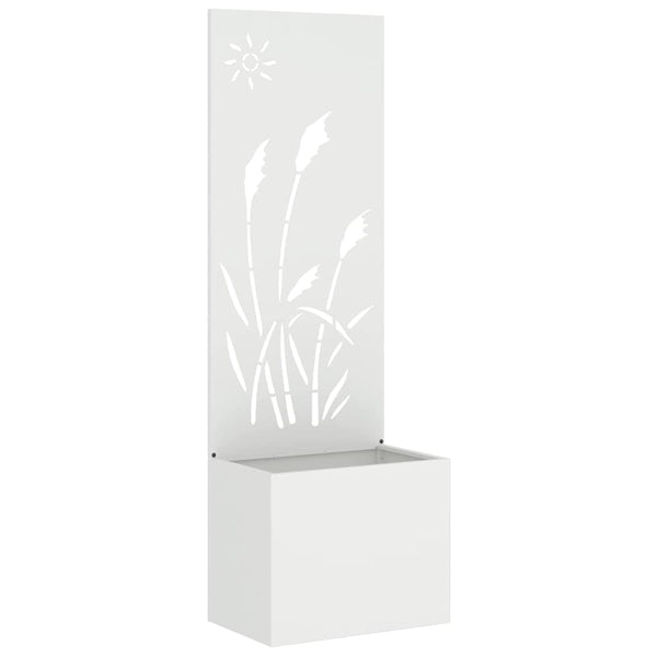 Puutarhan yksityisyyden verho Valkoinen 50 x 32 x 150 cm