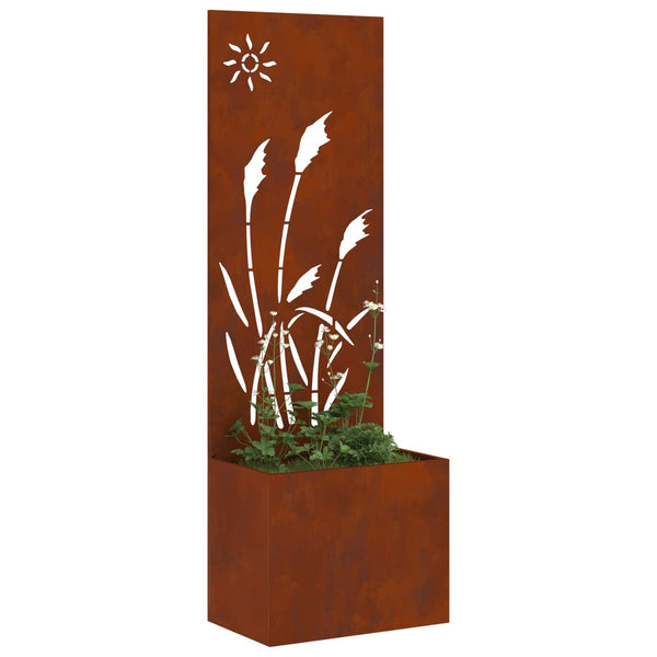 Puutarhan yksityisyyden verho Ruosteinen 50 x 32 x 150 cm