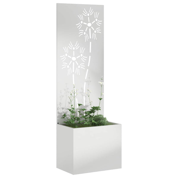 Puutarhan yksityisyyden verho Kukallinen Hopea 50 x 32 x 150 cm