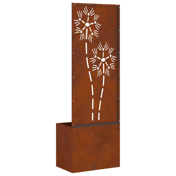 Puutarhan yksityisyyden verho Ruosteinen 50 x 32 x 150 cm