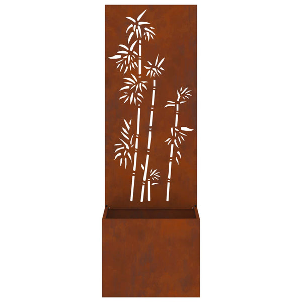 Puutarhan yksityisyyden verho Ruosteinen 50 x 32 x 150 cm