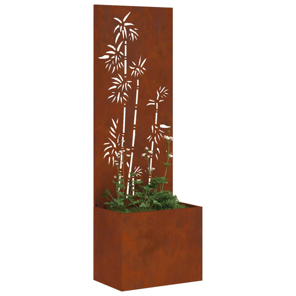 Puutarhan yksityisyyden verho Ruosteinen 50 x 32 x 150 cm