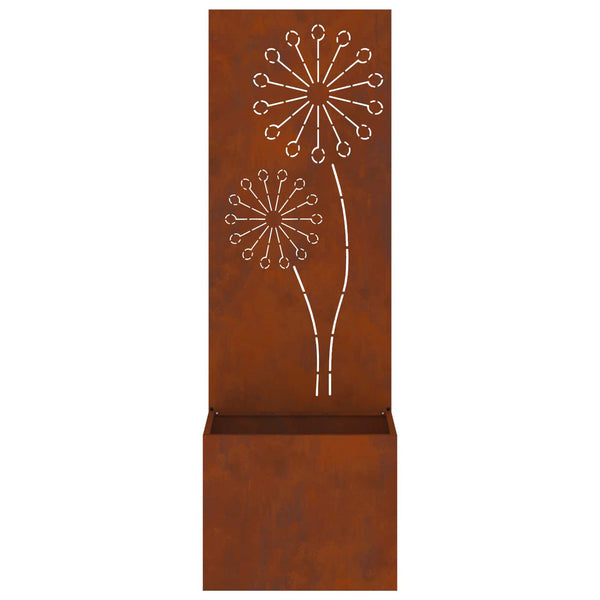 Puutarhan yksityisyyden verho Ruosteinen 50 x 32 x 150 cm