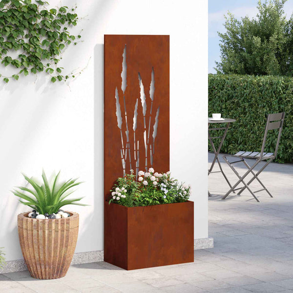 Puutarhan yksityisyyden verho Ruosteinen 50 x 32 x 150 cm