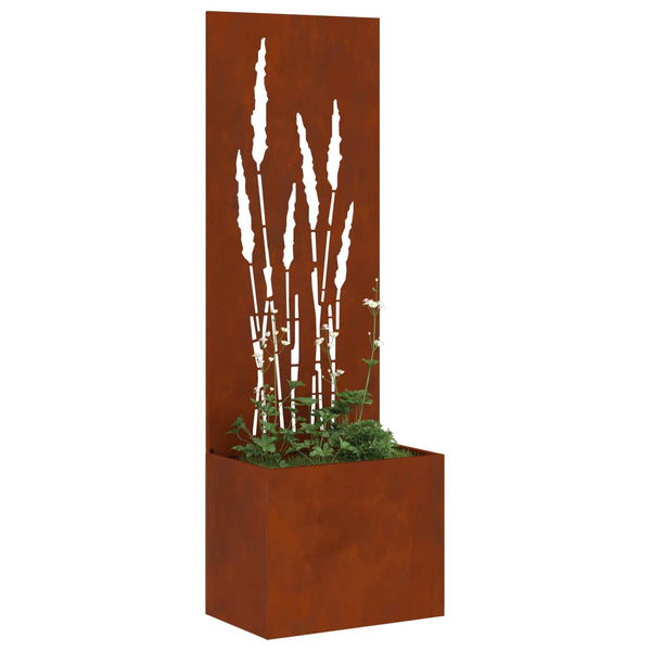 Puutarhan yksityisyyden verho Ruosteinen 50 x 32 x 150 cm