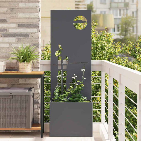 Puutarhan yksityisyyden verho Antrasiitti 50 x 32 x 150 cm