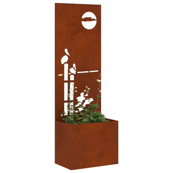 Puutarhan yksityisyyden verho Ruosteinen 50 x 32 x 150 cm