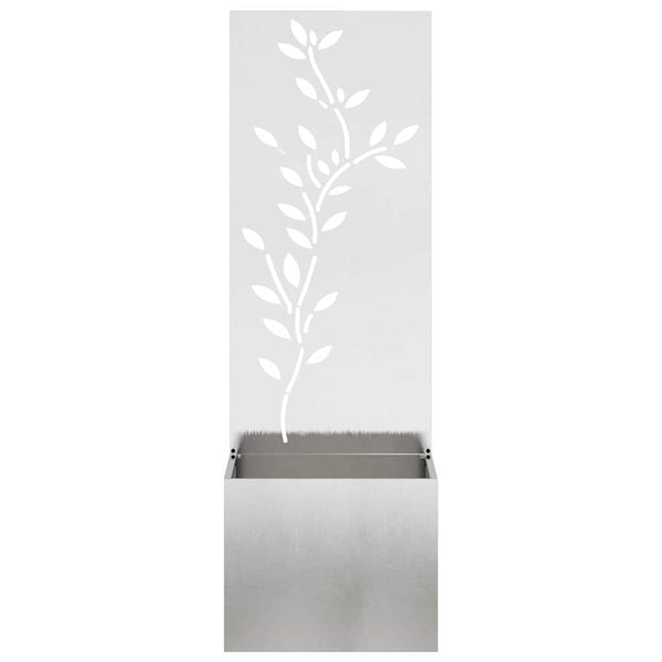 Puutarhan yksityisyyden verho Kukallinen Hopea 50 x 32 x 150 cm