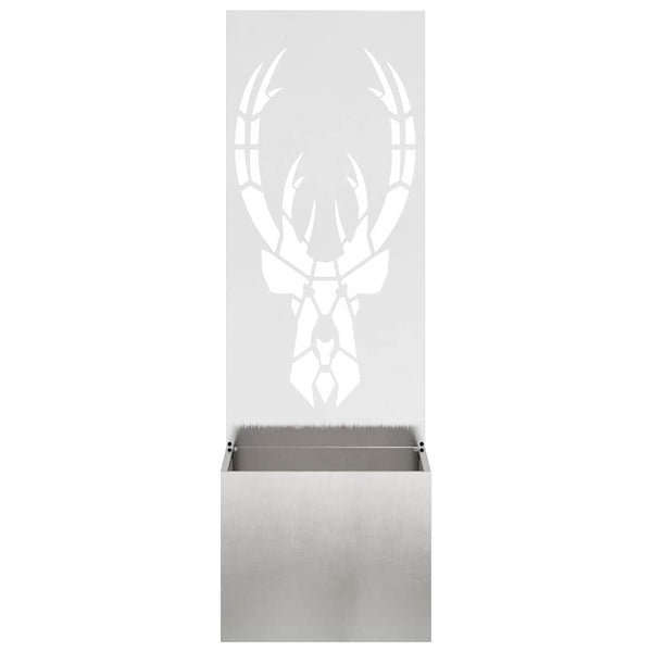 Puutarhan yksityisyyden verho Eläinkuvio Hopea 50 x 32 x 150 cm