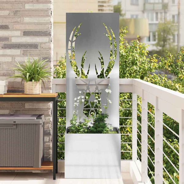 Puutarhan yksityisyyden verho Eläinkuvio Hopea 50 x 32 x 150 cm