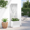 Puutarhan yksityisyyden verho Eläinkuvio Hopea 50 x 32 x 150 cm