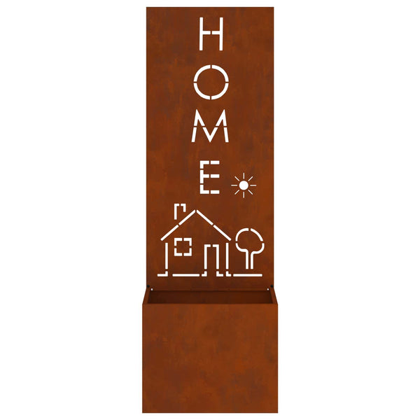 Puutarhan yksityisyyden verho Ruosteinen 50 x 32 x 150 cm