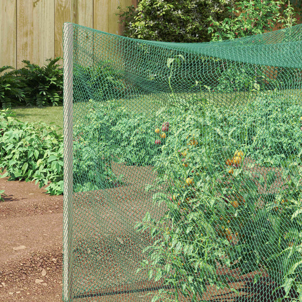 Lintusuojaverkko Vihreä 4 x 10 m Polyeteeni