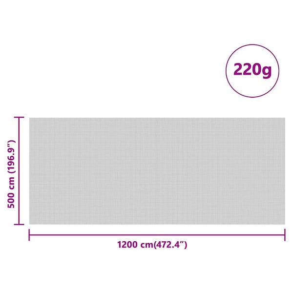 Siilon suojapeite Vihreä 12 x 5 m HDPE