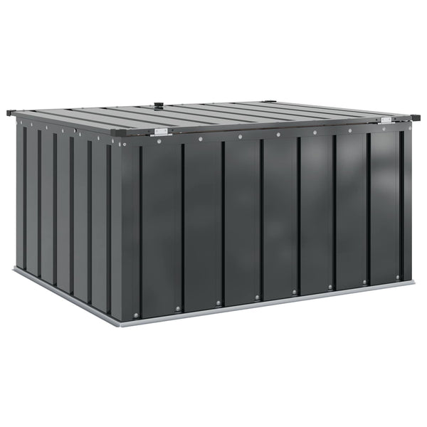 Puutarhan säilytyslaatikko Musta 101 x 82 x 50 cm Teräs