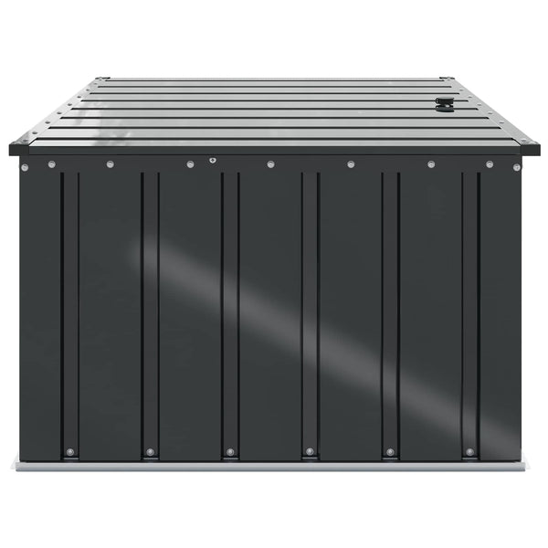 Puutarhan säilytyslaatikko Musta 101 x 82 x 50 cm Teräs