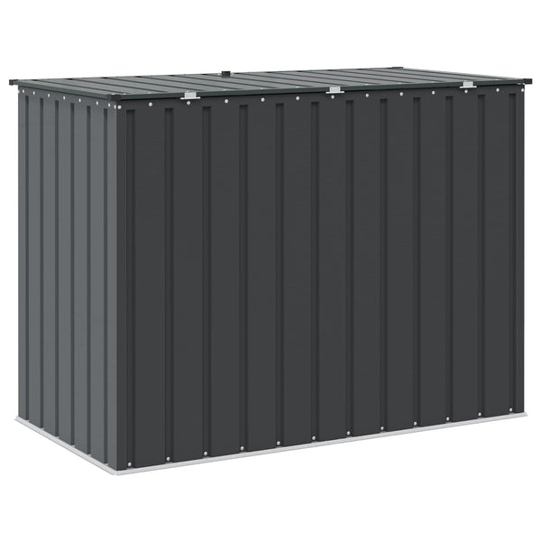 Puutarhan säilytyslaatikko Musta 151,5 x 82 x 110,5 cm Teräs