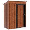 Puutarhavajat Ruskea 137 x 81 x 180 cm Metalli