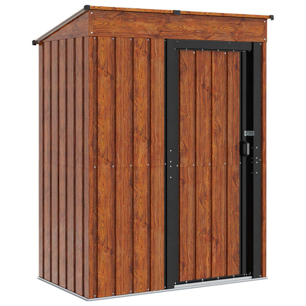 Puutarhavajat Ruskea 137 x 81 x 180 cm Metalli
