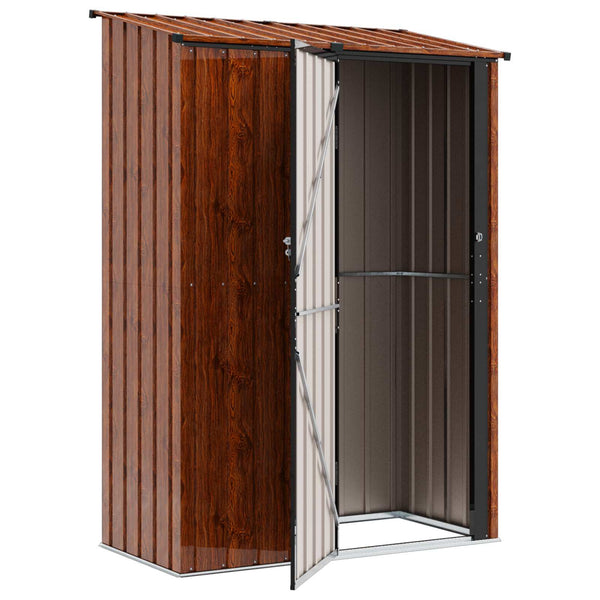 Puutarhavajat Ruskea 140,5 x 74 x 200 cm Metalli