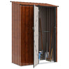 Puutarhavajat Ruskea 140,5 x 74 x 200 cm Metalli