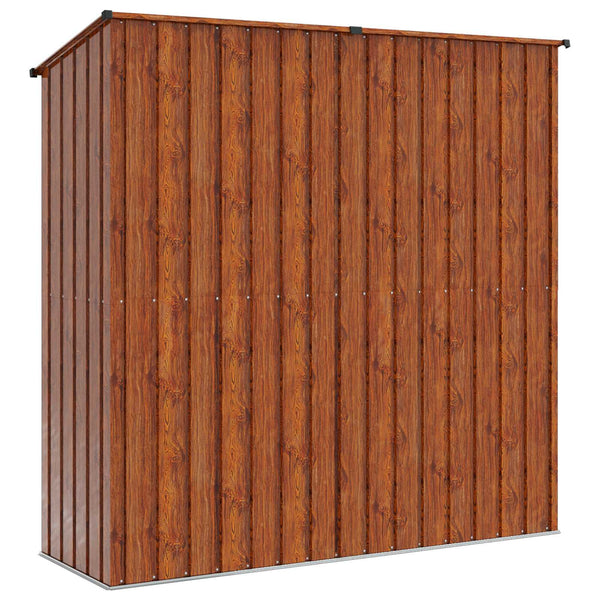 Puutarhavajat Ruskea 203,5 x 73 x 200 cm Metalli