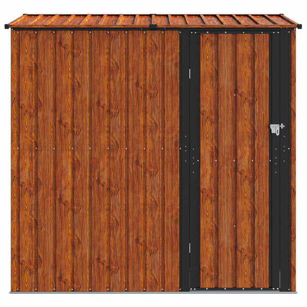 Puutarhavajat Ruskea 203,5 x 73 x 200 cm Metalli